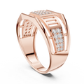 Elarienne Openwork Pavé Round Diamond Ring