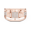 Elarienne Openwork Pavé Round Diamond Ring