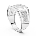 Elarienne Openwork Pavé Round Diamond Ring