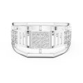 Elarienne Openwork Pavé Round Diamond Ring