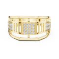 Elarienne Openwork Pavé Round Diamond Ring