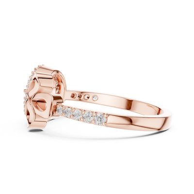 Seravienne Teardrop Bow Diamond Ring