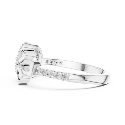 Seravienne Teardrop Bow Diamond Ring