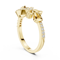 Seravienne Teardrop Bow Diamond Ring