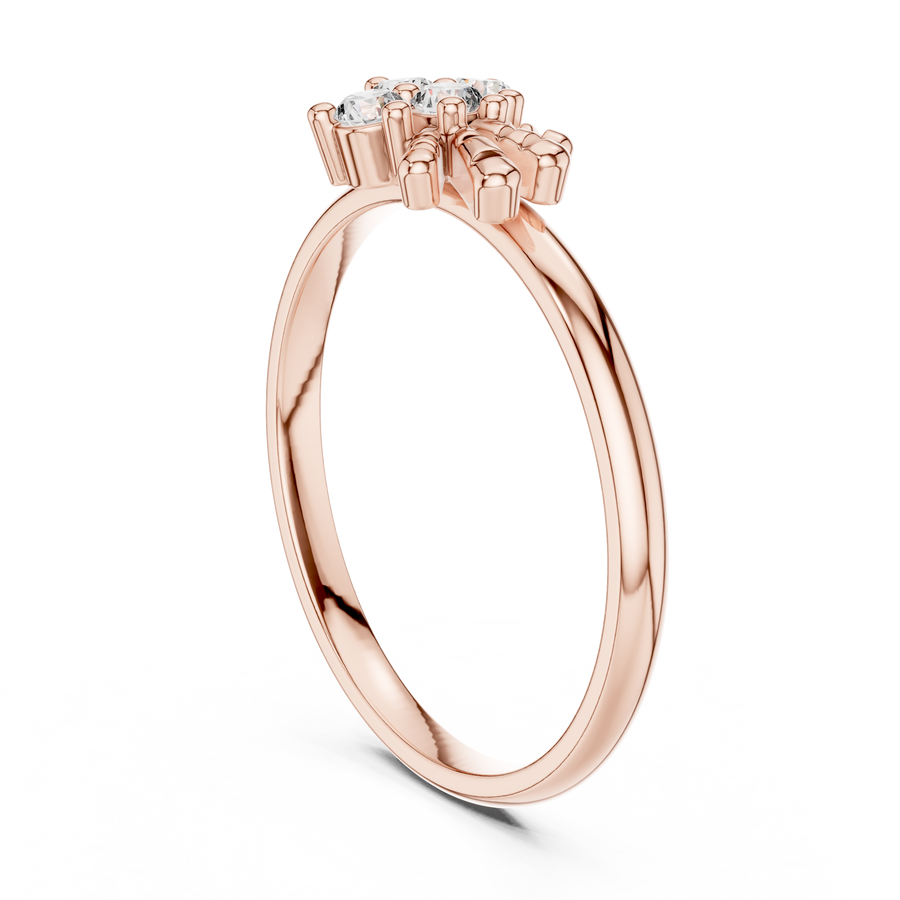 Avelisse Four-Stone Cluster Diamond Ring