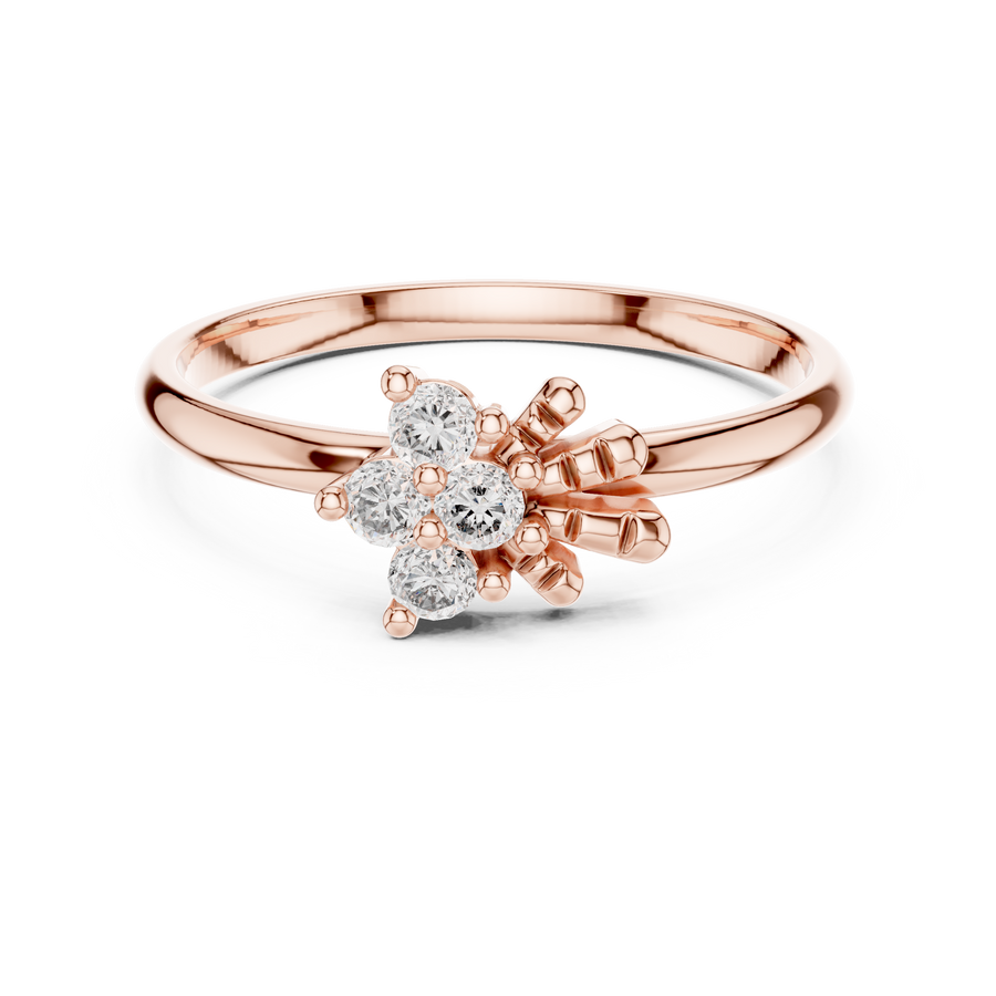 Avelisse Four-Stone Cluster Diamond Ring