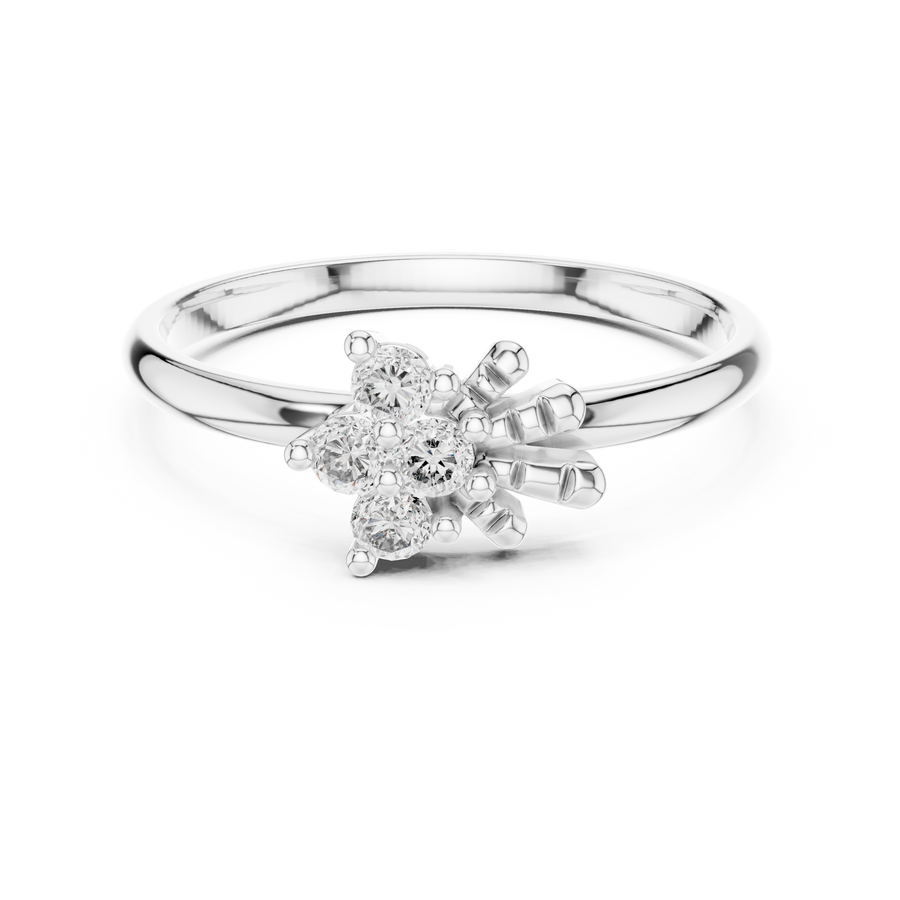 Avelisse Four-Stone Cluster Diamond Ring