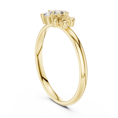Avelisse Four-Stone Cluster Diamond Ring