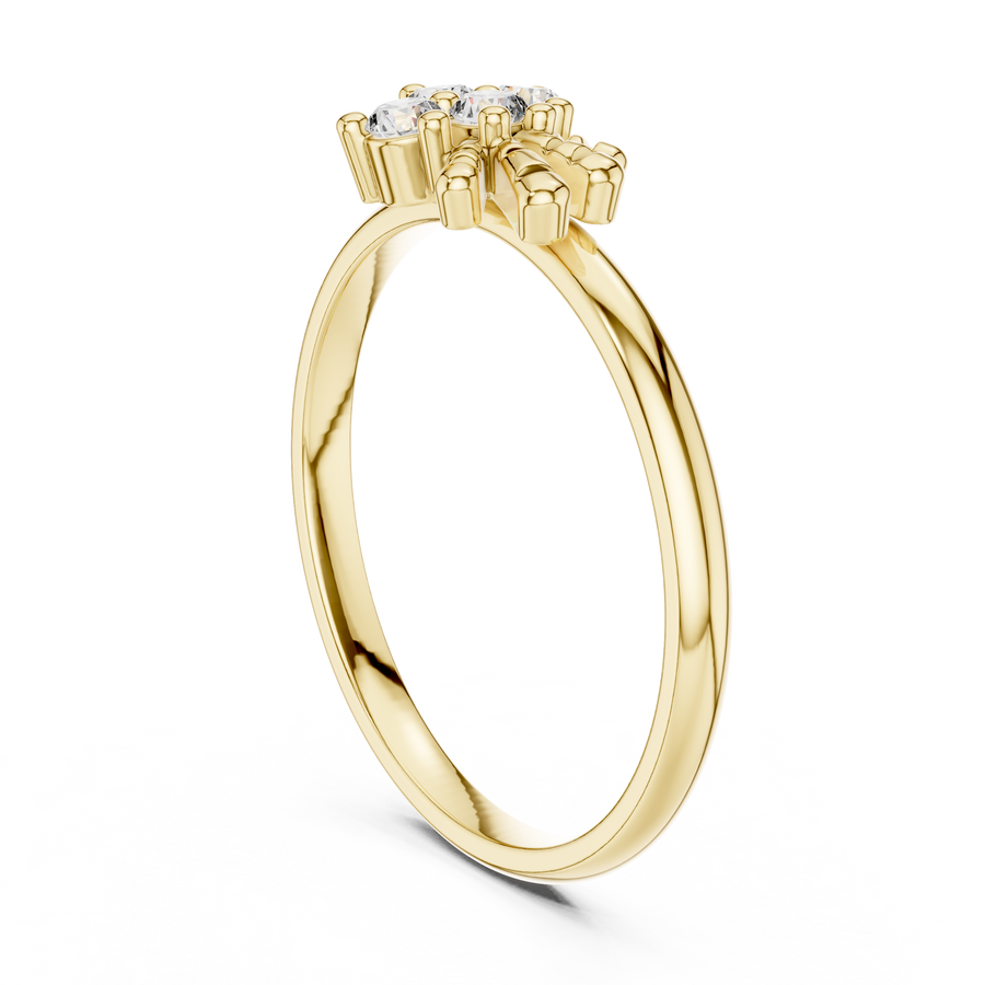Avelisse Four-Stone Cluster Diamond Ring