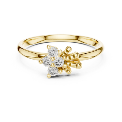Avelisse Four-Stone Cluster Diamond Ring