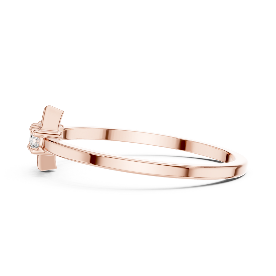 Virellia Diamond-Frame Diamond Ring