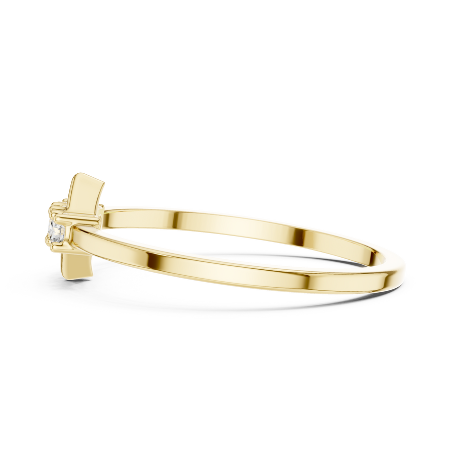 Virellia Diamond-Frame Diamond Ring