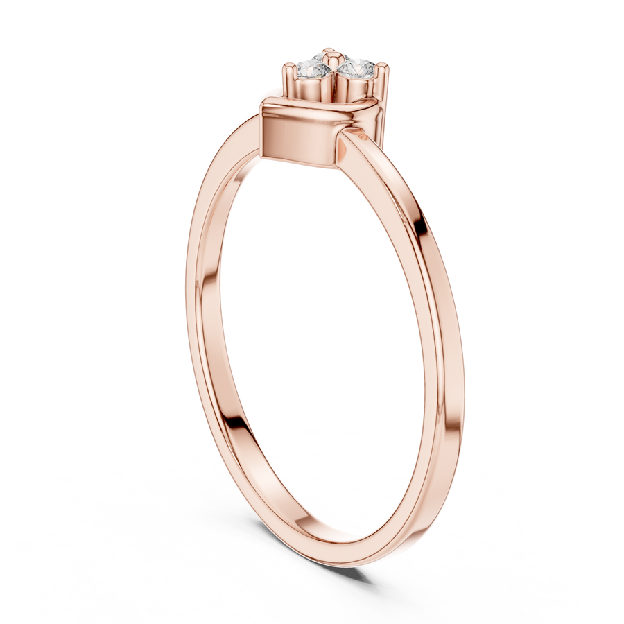 Averielle Three-Stone  Diamond Ring