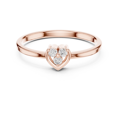 Averielle Three-Stone  Diamond Ring