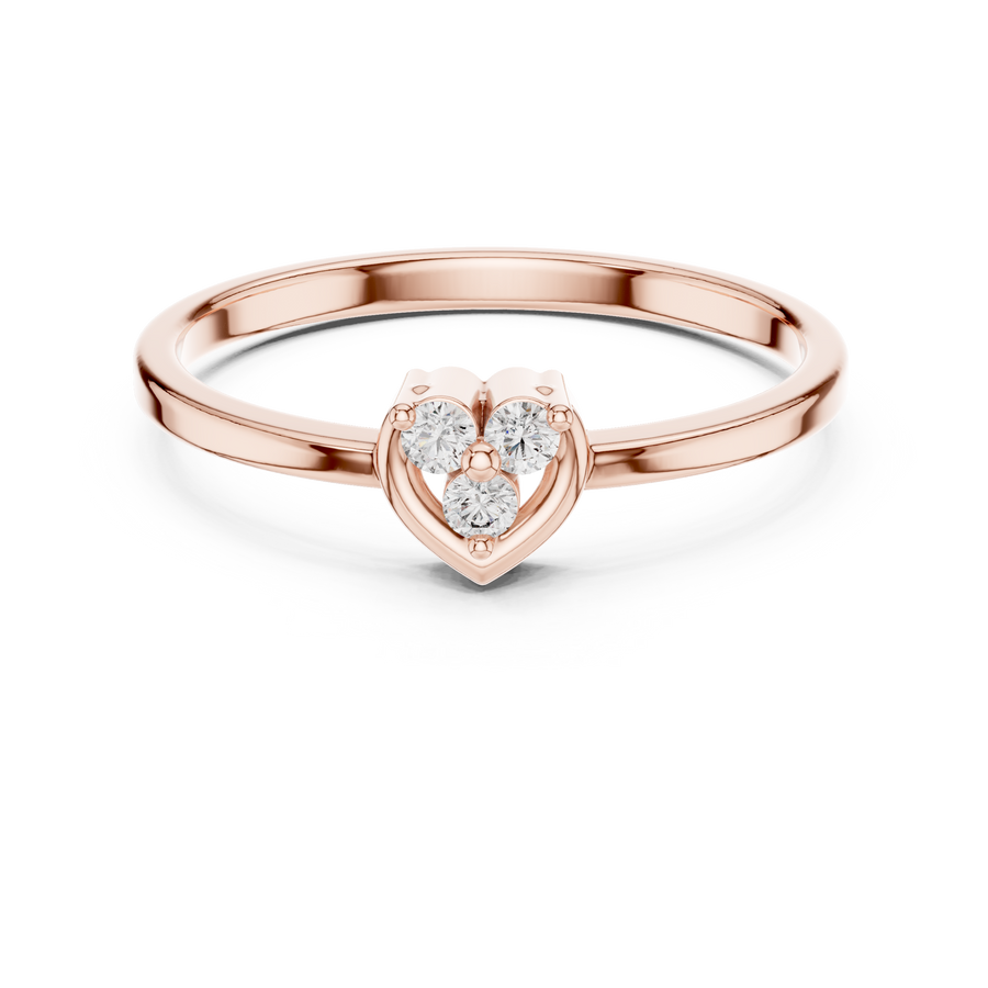 Averielle Three-Stone  Diamond Ring