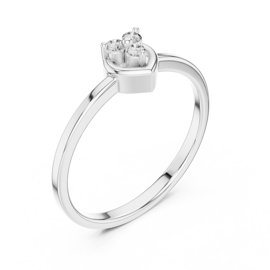 Averielle Three-Stone  Diamond Ring