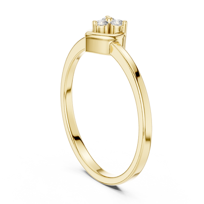 Averielle Three-Stone  Diamond Ring