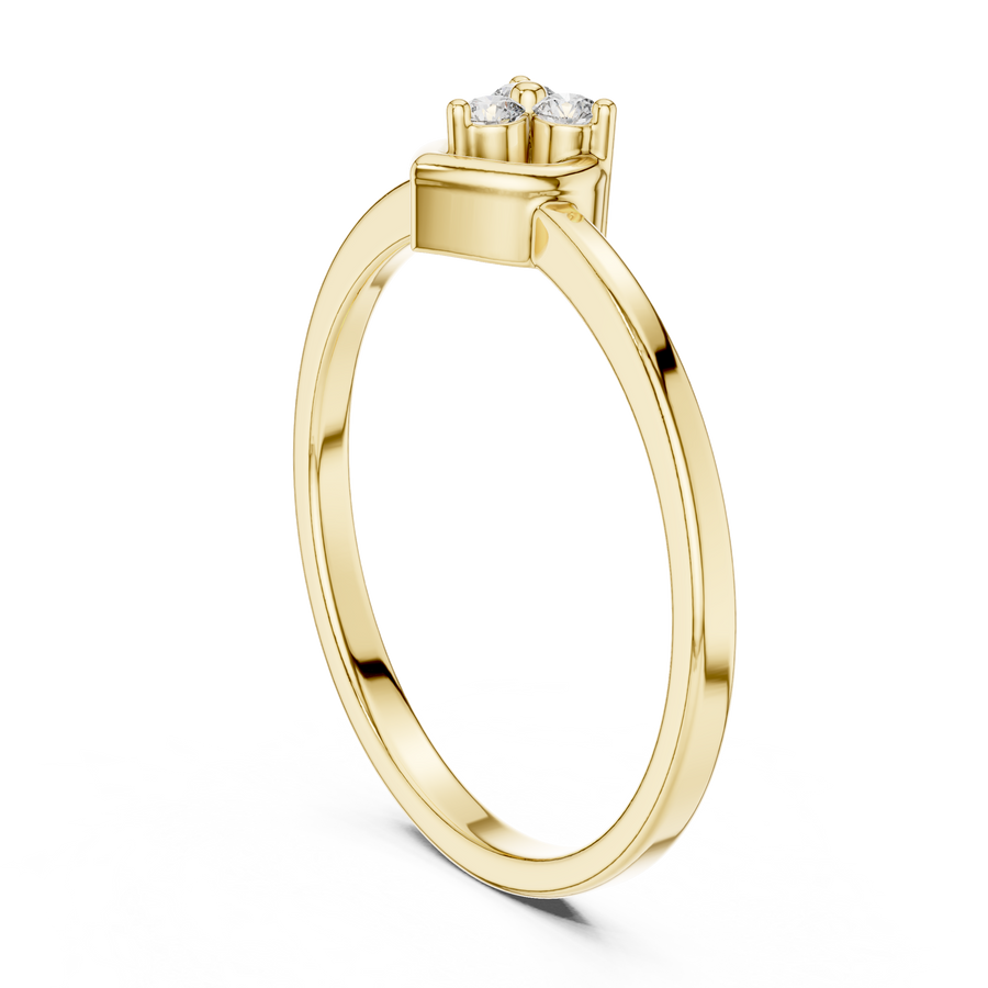 Averielle Three-Stone  Diamond Ring