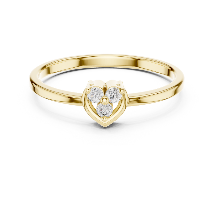 Averielle Three-Stone  Diamond Ring