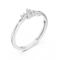 Lunelle Minimalist Round  Diamond Ring