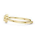 Serenelle Teardrop Round  Diamond Ring
