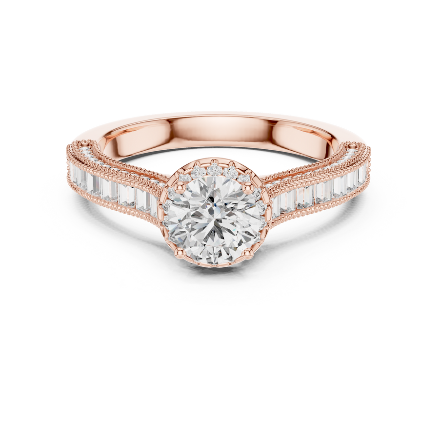 Liora 5.4 mm Diamond Ring