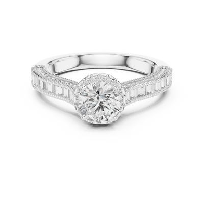 Liora 5.4 mm Diamond Ring