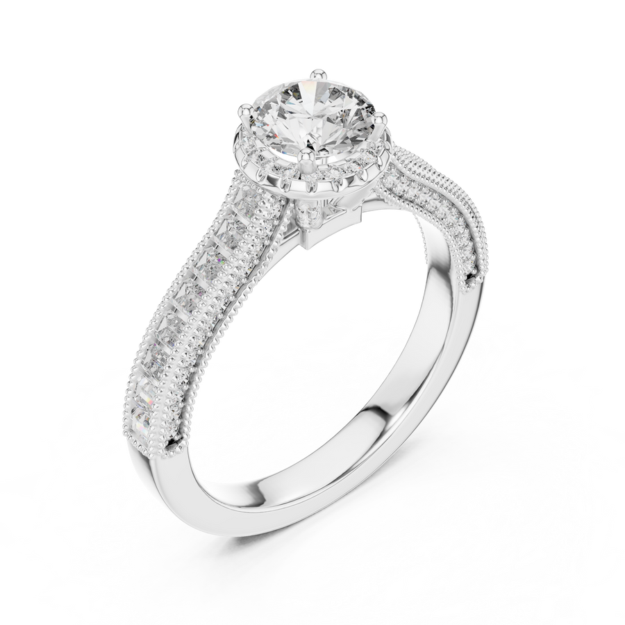 Liora 5.4 mm Diamond Ring