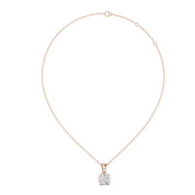 Seraphina 6.5 mm Round Lab-Grown Diamond Pendant