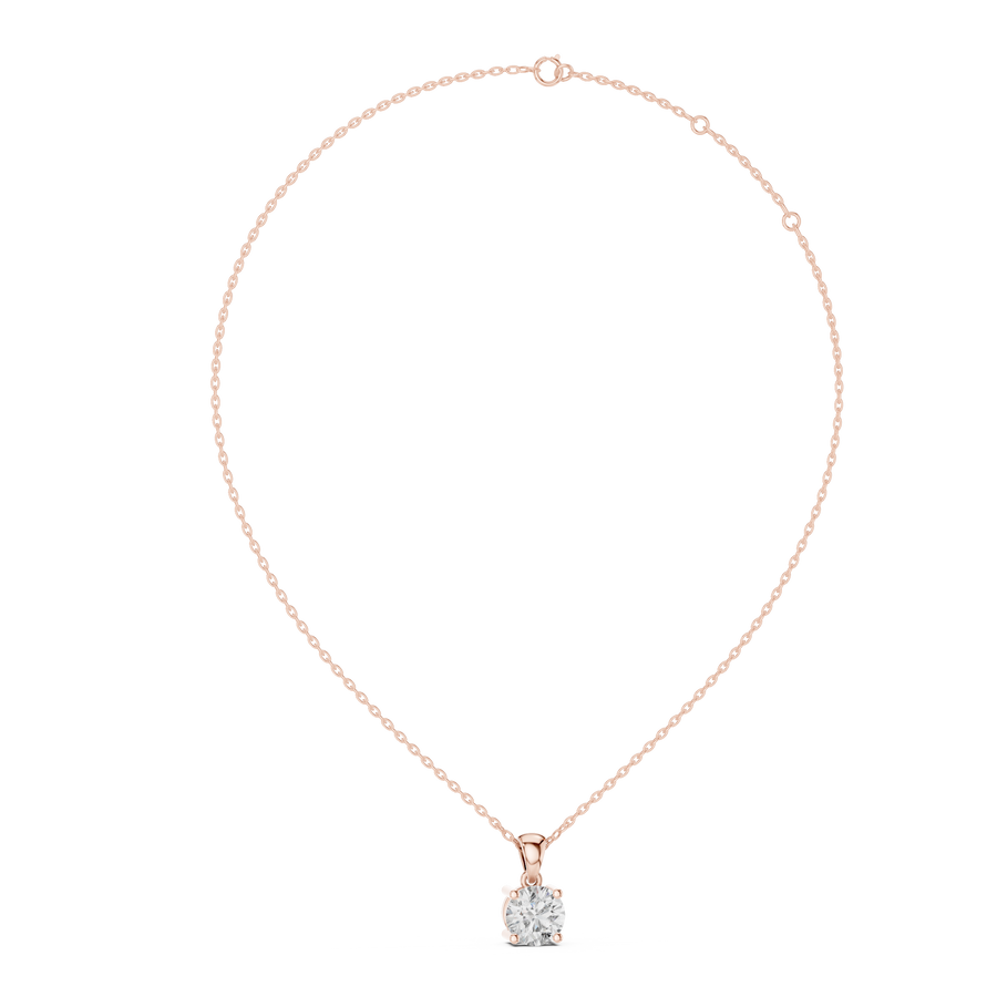 Seraphina 6.5 mm Round Lab-Grown Diamond Pendant