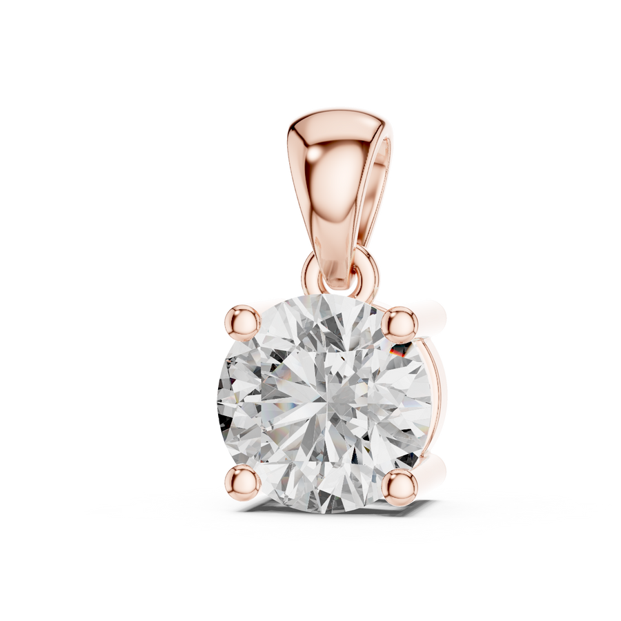 Seraphina 6.5 mm Round Lab-Grown Diamond Pendant