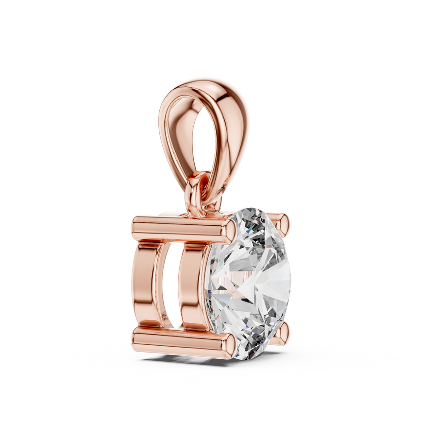Seraphina 6.5 mm Round Lab-Grown Diamond Pendant