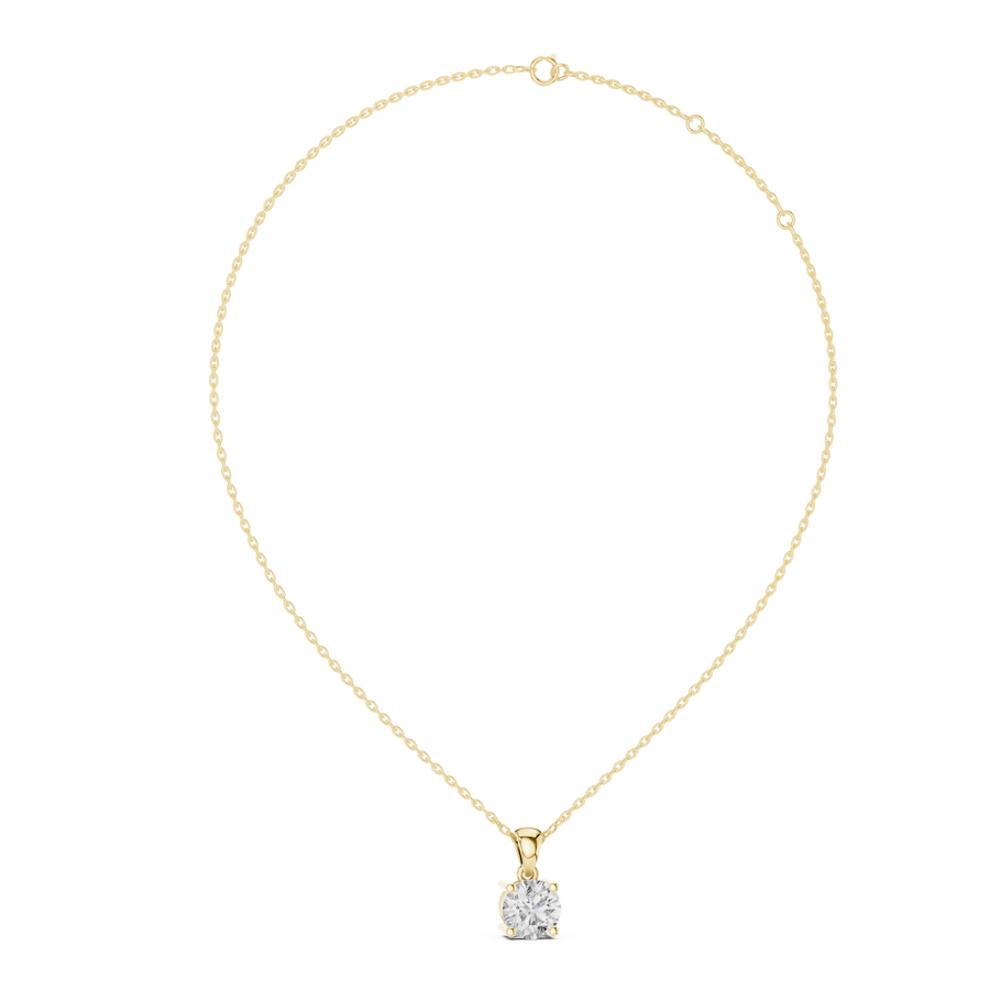 Seraphina 6.5 mm Round Lab-Grown Diamond Pendant