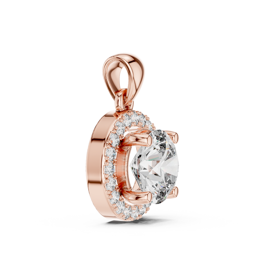 Eveline 6.5 mm Diamond Pendant