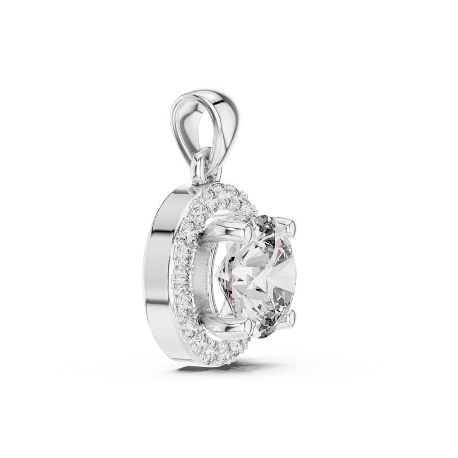 Eveline 6.5 mm Diamond Pendant