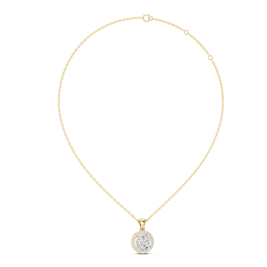 Eveline 6.5 mm Diamond Pendant