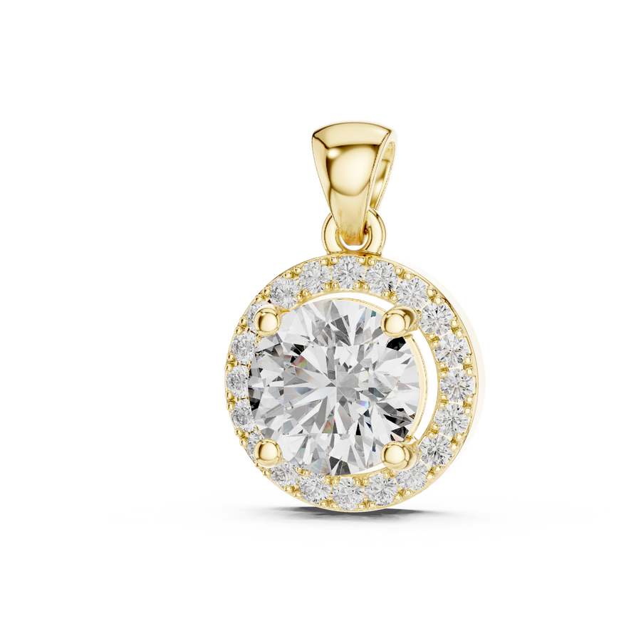 Eveline 6.5 mm Diamond Pendant