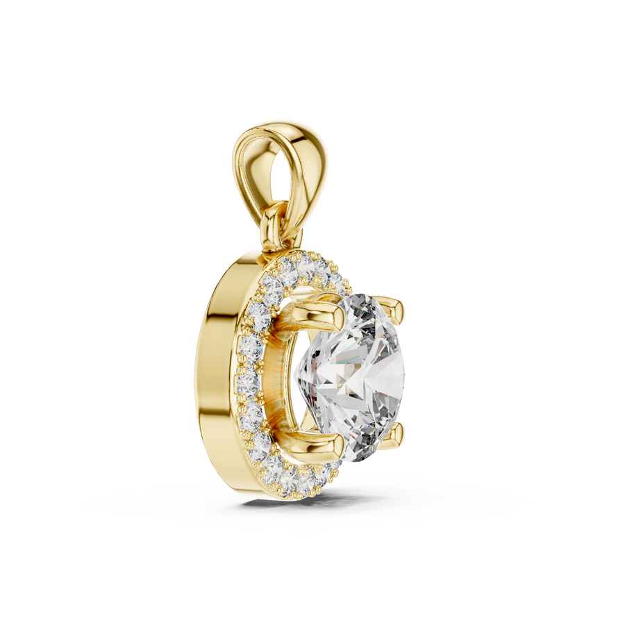 Eveline 6.5 mm Diamond Pendant
