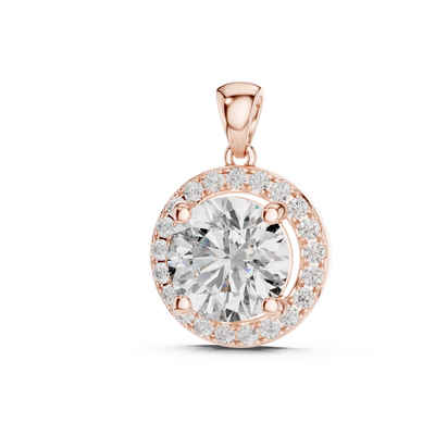 Marielle 9 mm Diamond Pendant