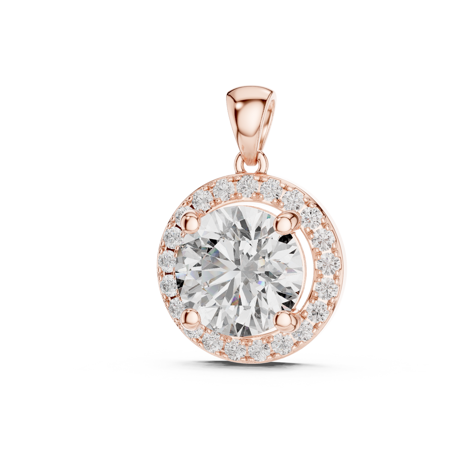 Marielle 9 mm Diamond Pendant