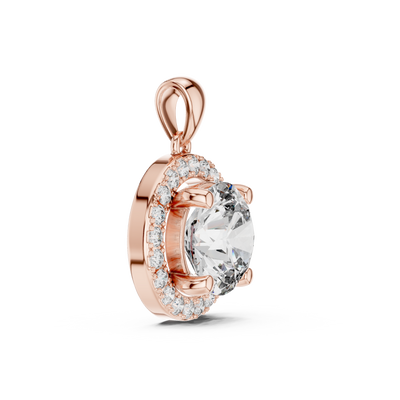 Marielle 9 mm Diamond Pendant