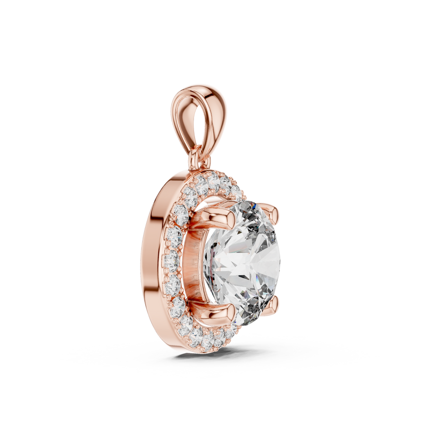Marielle 9 mm Diamond Pendant