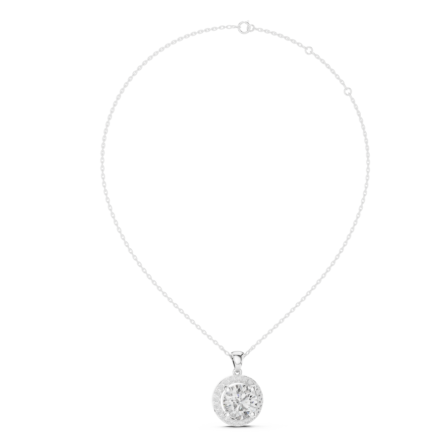 Marielle 9 mm Diamond Pendant