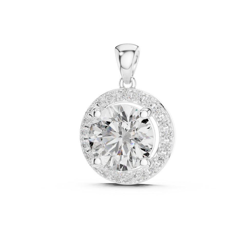 Marielle 9 mm Diamond Pendant