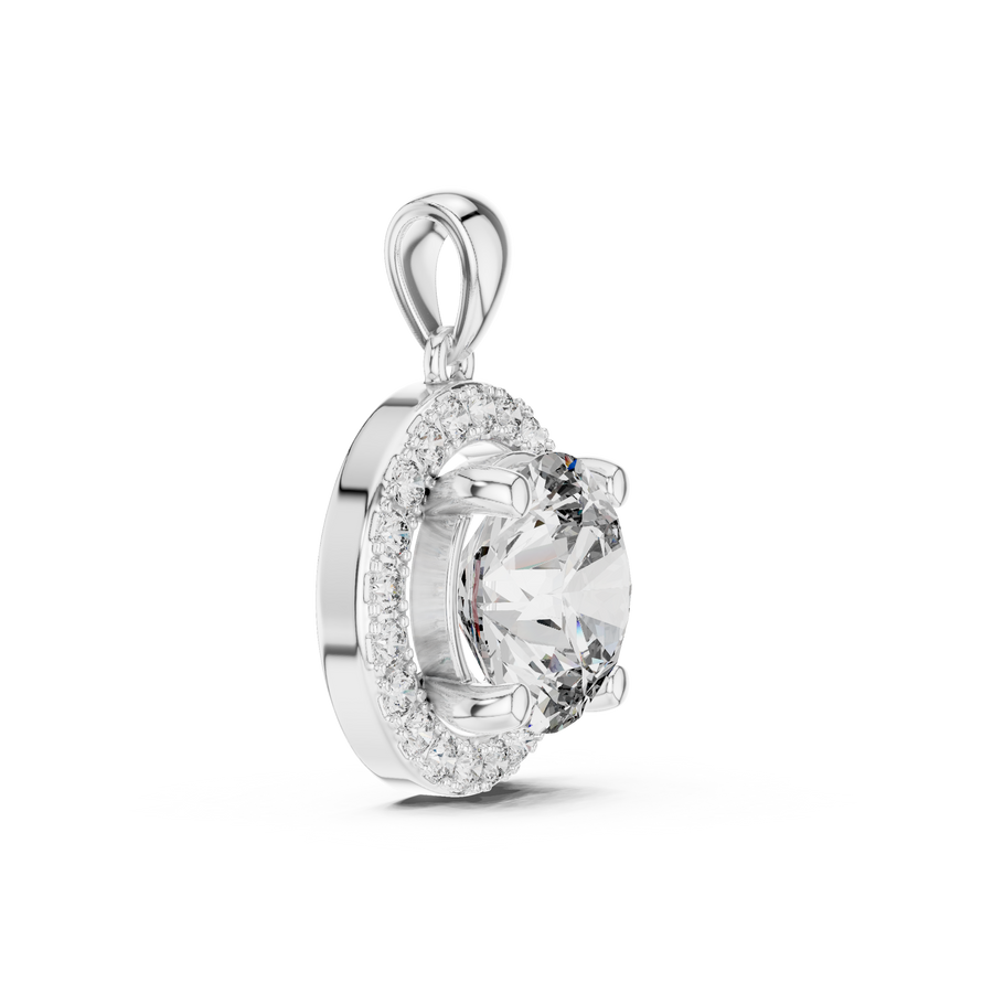 Marielle 9 mm Diamond Pendant