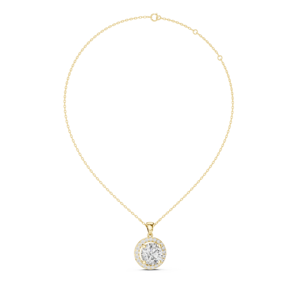 Marielle 9 mm Diamond Pendant