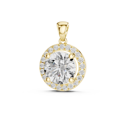 Marielle 9 mm Diamond Pendant