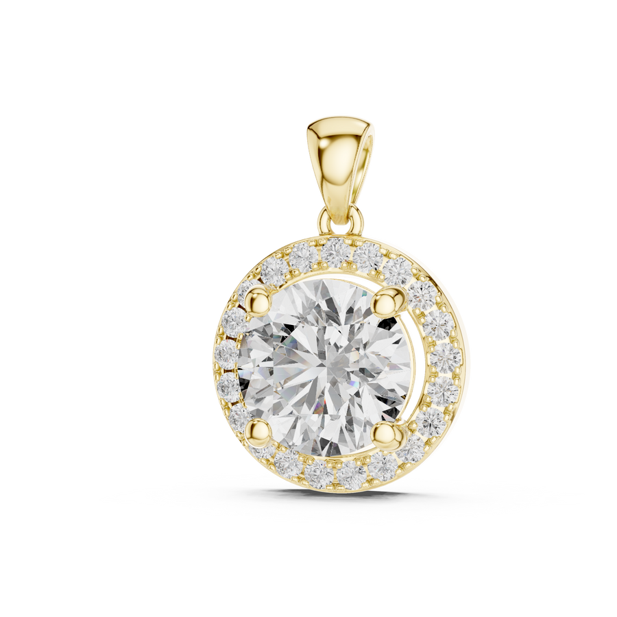 Marielle 9 mm Diamond Pendant