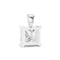 Aveline 7 mm Princess Diamond Pendant
