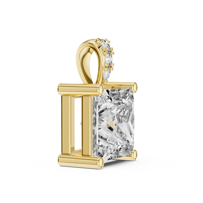 Aveline 7 mm Princess Diamond Pendant